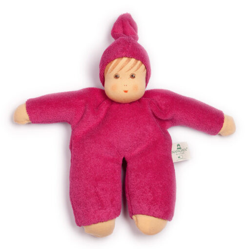 Nanchen eco doll - Schmuse berry, organic cotton