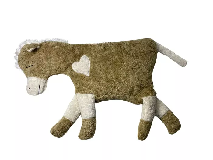 Pat & Patty cuddly pillow horse large brown, eco