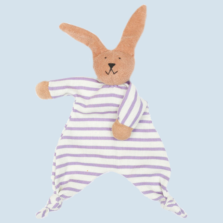 Nanchen baby comforter bunny, lilac - organic cotton