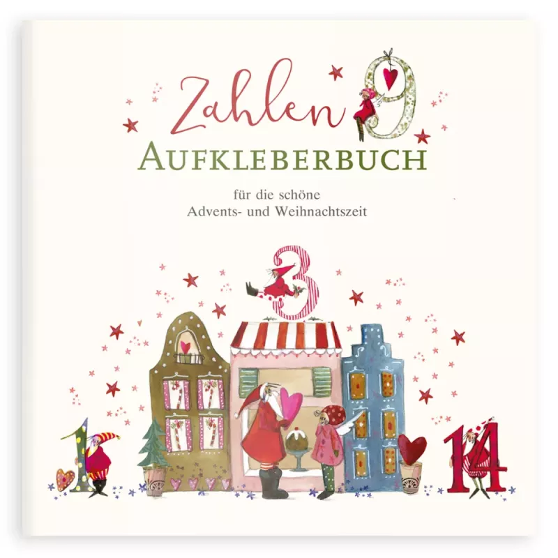 Grätz Verlag, Zahlen Aufkleberbuch Adventszeit