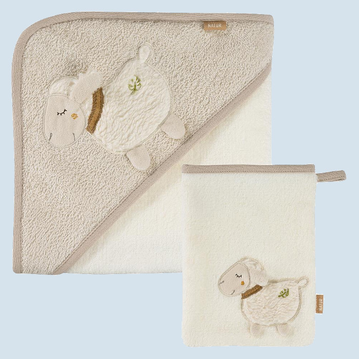 fehn natur - bathing set, sheep, eco