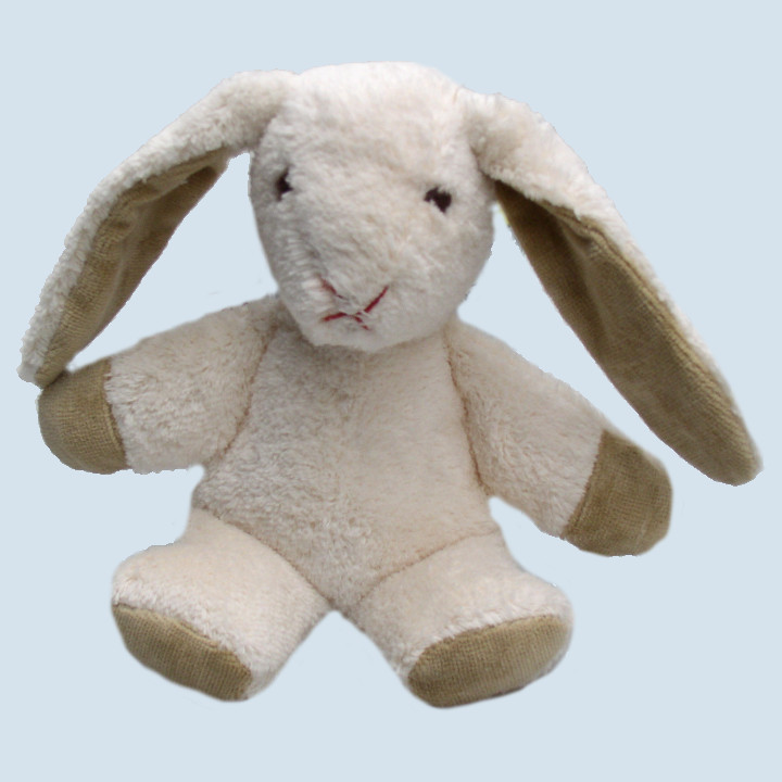 Kallisto cuddly animal small rabbit white, organic cotton