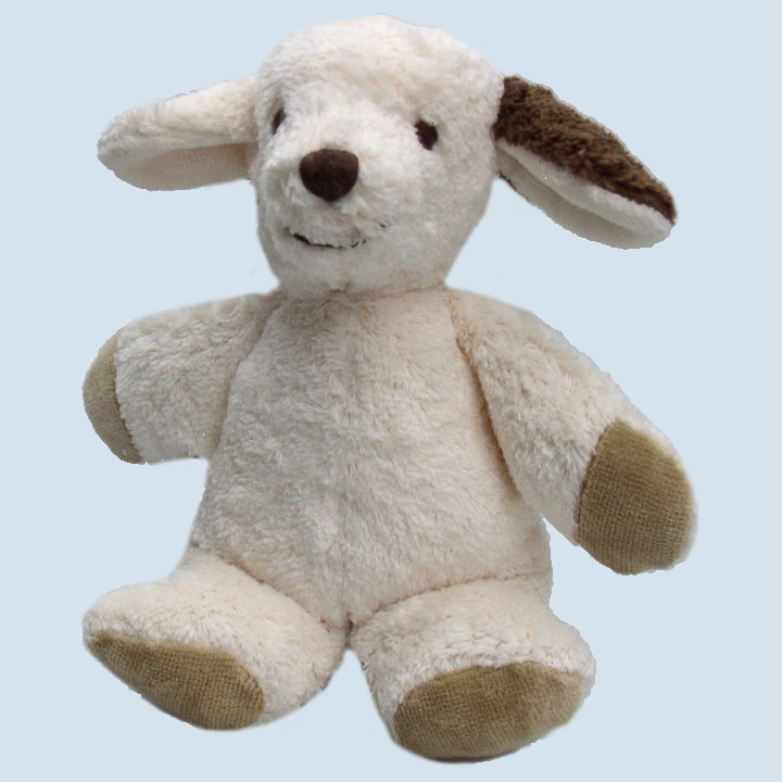 Kallisto cuddly animal dog Knuffel beige, organic cotton