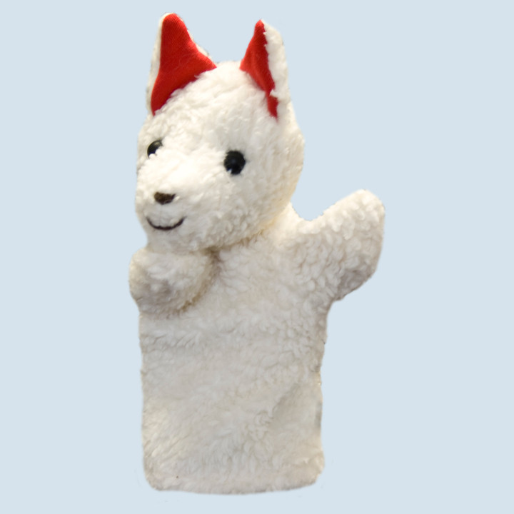 plue natur eco hand puppet dog