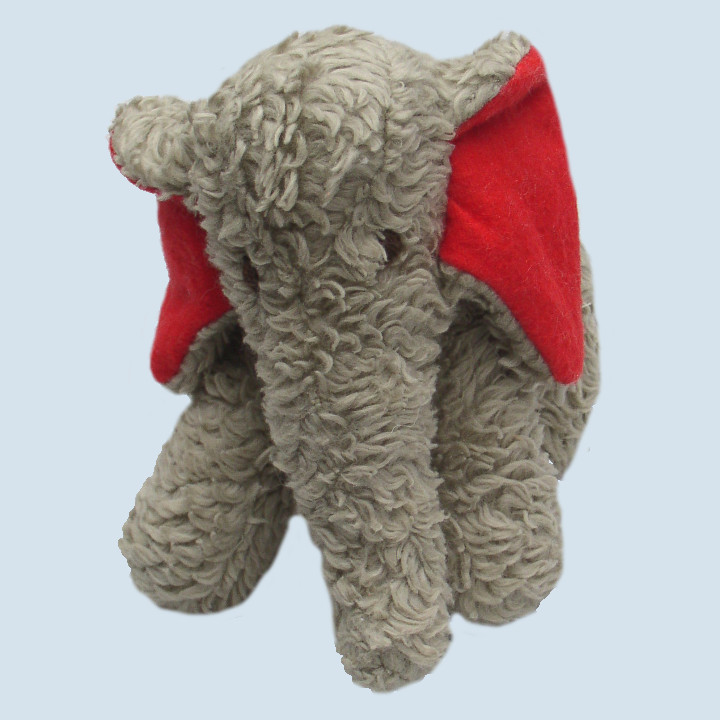 plü natur Bio Kuscheltier kleiner Elefant, grau