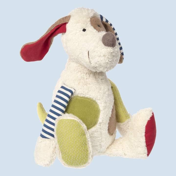 Sigikid Bio Kuscheltier Hund Patchwork