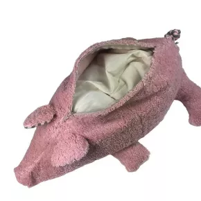 Pat & Patty cuddly cushion pig pink, eco