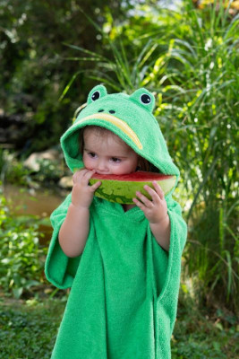 Fuernis - bathing poncho, frog, eco