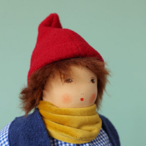 Nanchen eco dress up doll Hannes, with hair