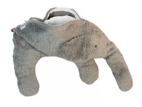 Pat & Patty eco cuddly cushion elephant, grey