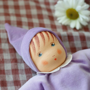 Nanchen doll Nani lilac - organic cotton