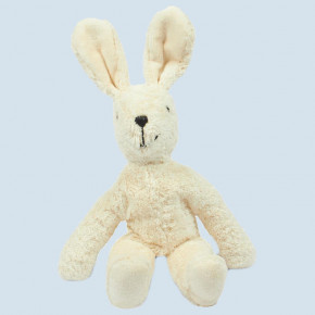 Senger stuffed animal bunny, rabbit white - organic cotton