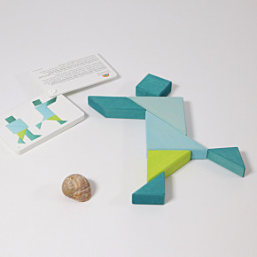 Grimms - Tangram, turquoise